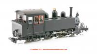 9980 Heljan Lynton & Barnstaple Baldwin 2-4-2T Steam Locomotive in works black livery - unnumbered